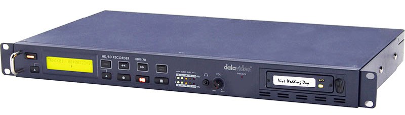 رکوردر تصویر حرفه ای دیجیتال محصول کمپانی Datavideo ( دیتاویدئو ) مدل HDR70