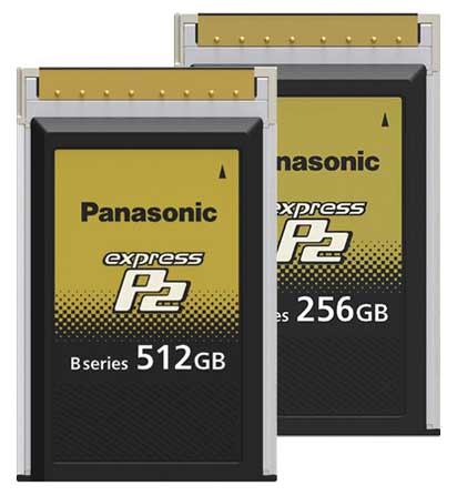 کارت حافظه ویژه رکوردر های تصویر دیجیتال محصول کمپانی Panasonic ( پاناسونیک ) سری B Series P2